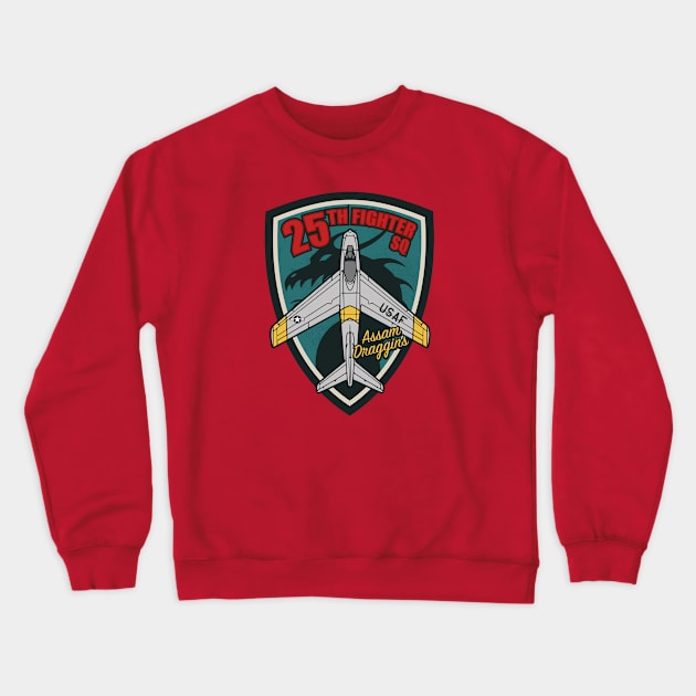 F-86 Sabre 25th Fighter Squadron Crewneck Sweatshirt by TCP